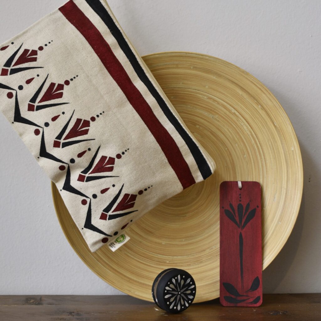 Handpainted clutch #10 - Image 3