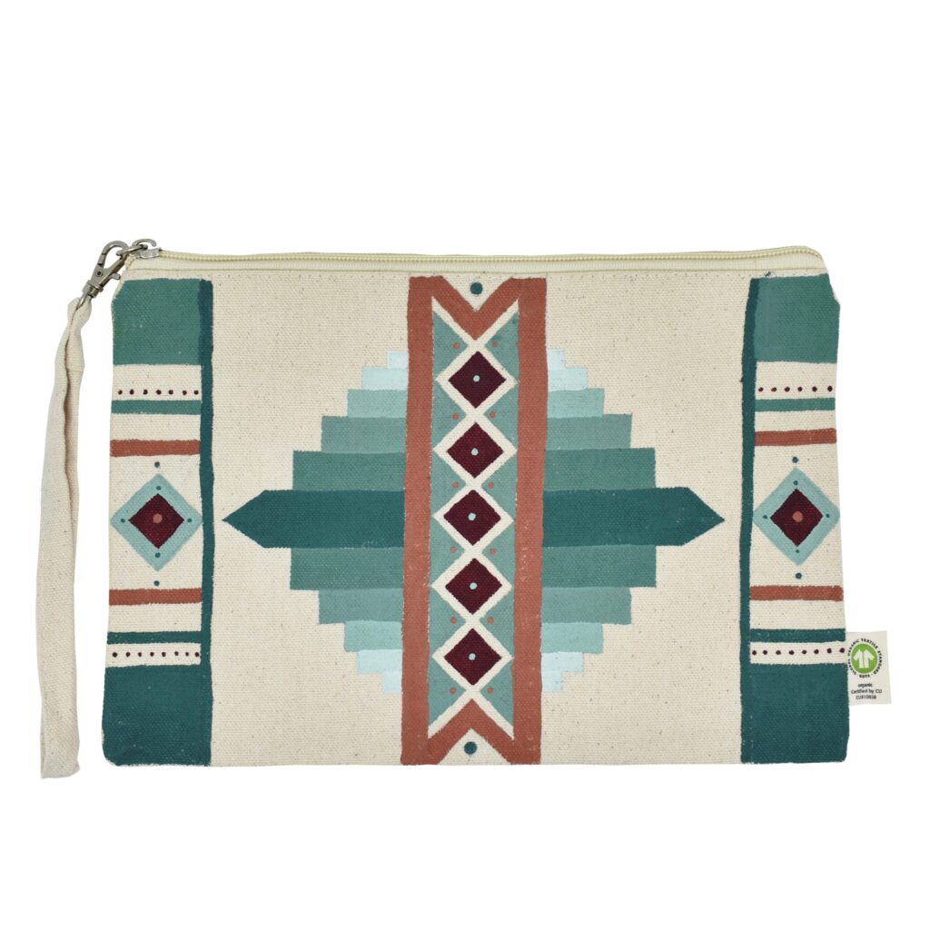 Handpainted clutch #1