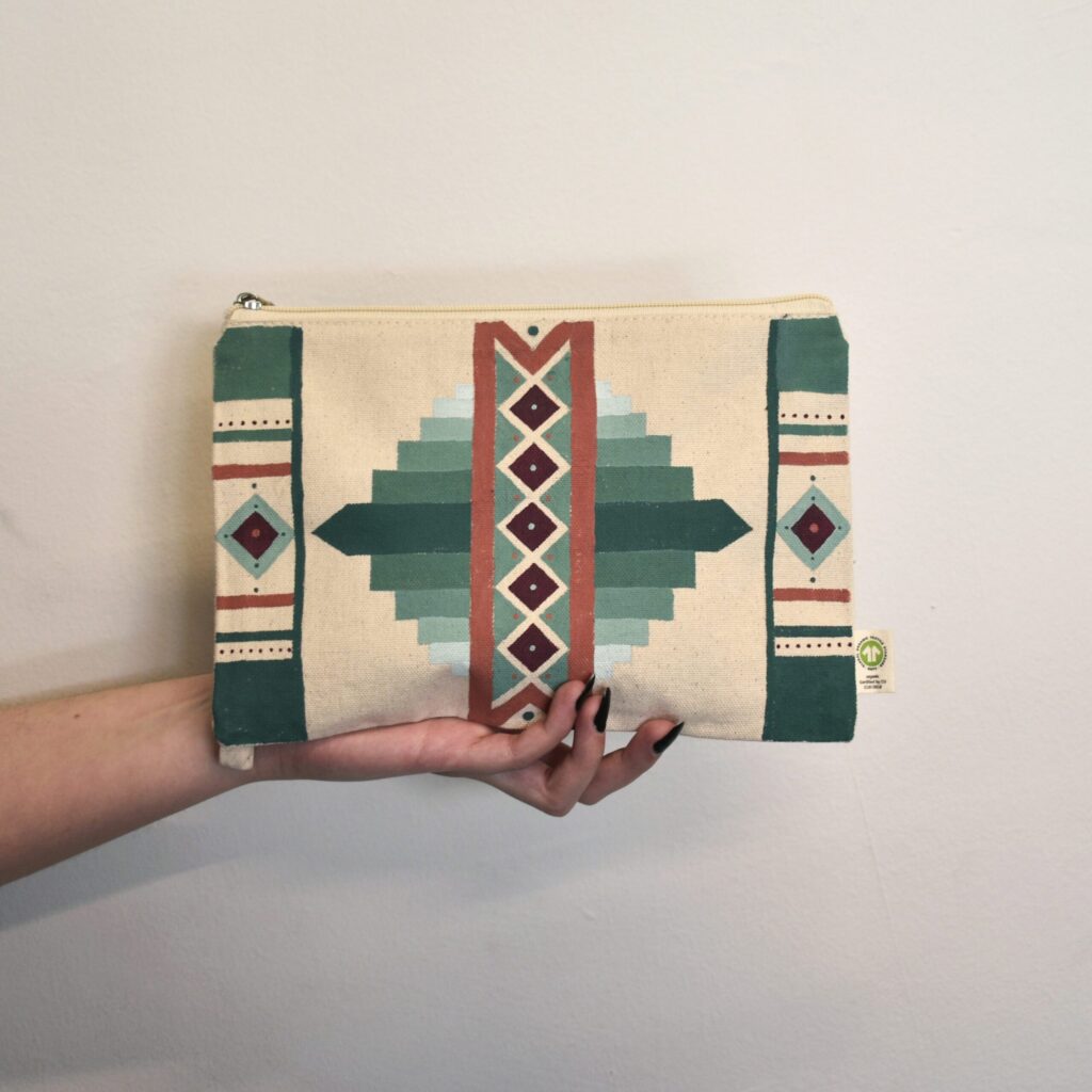 Handpainted clutch #1 - Image 2