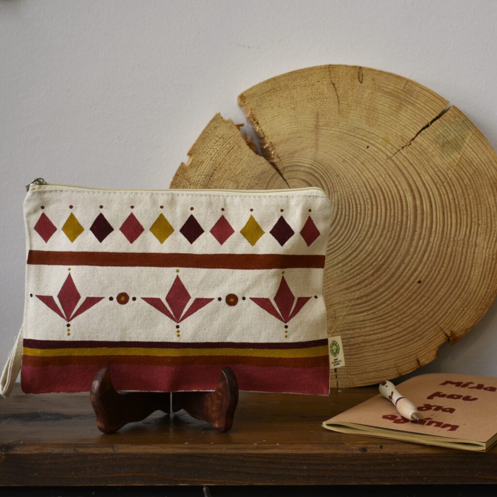 Handpainted clutch #14 - Image 2