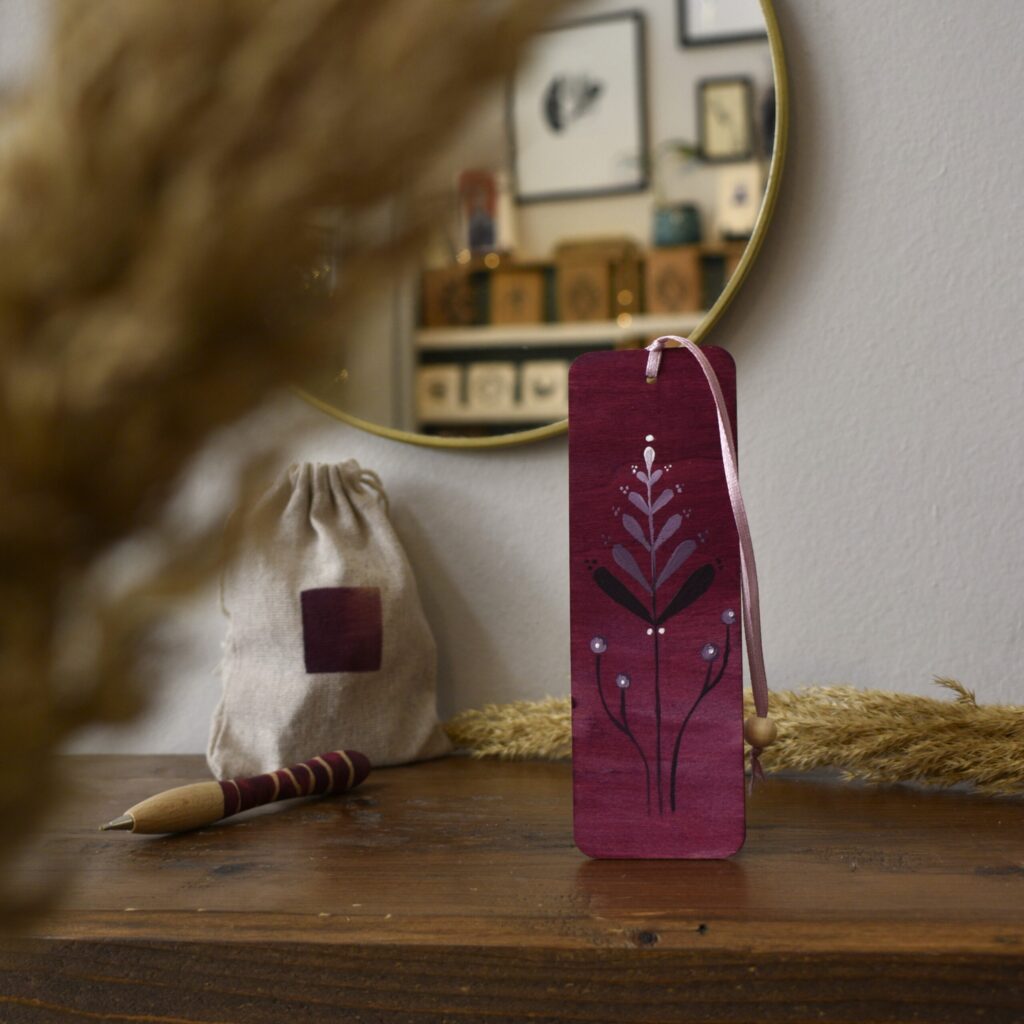 Handpainted bookmark #6 - Image 3