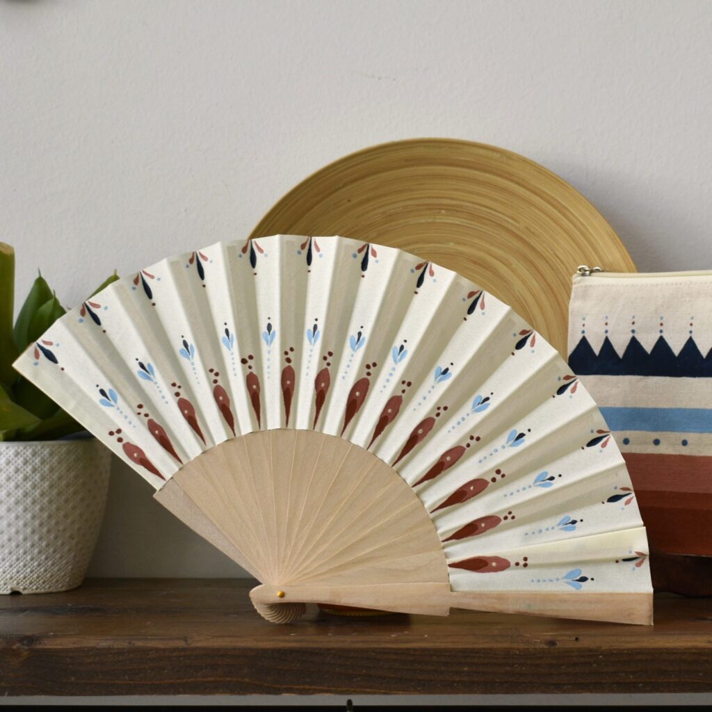 Handpainted fan #1 - Image 2